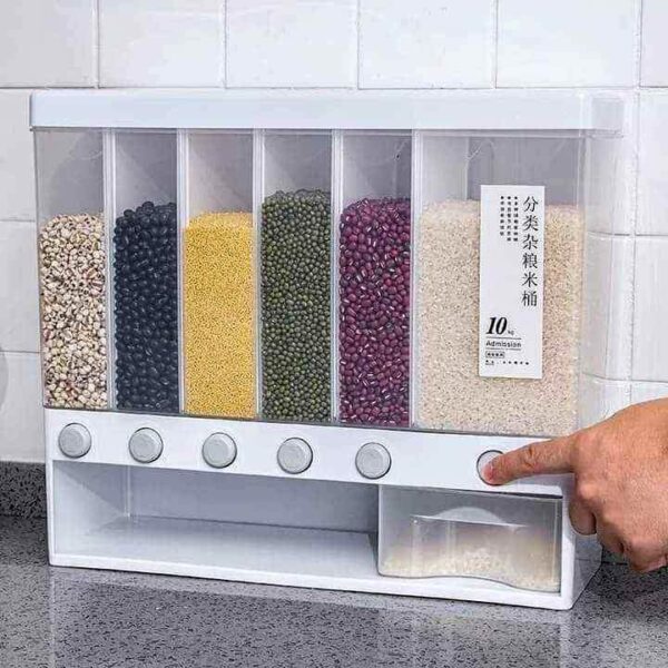 Rice storage container